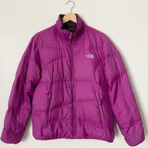 The North Face 550 Purple Reversible Down Puffer Jacket Women’s Medium